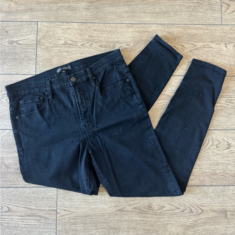 J Crew Mercantile Black Skinny Jeans